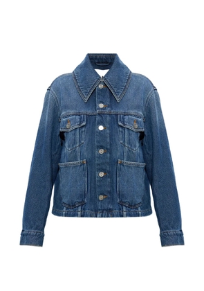 GANNI pocket denim jacket - Blue