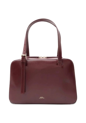 A.P.C. Virginie box shoulder bag - Red