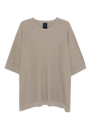 Juun.J logo-embroidered T-shirt - Green