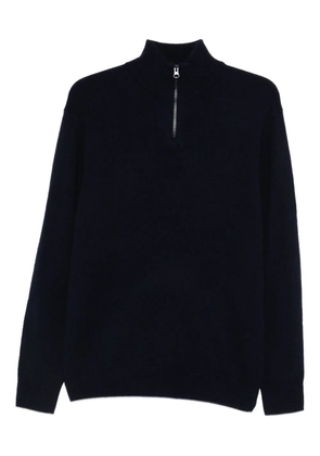 ASPESI zip-neck sweater - Blue
