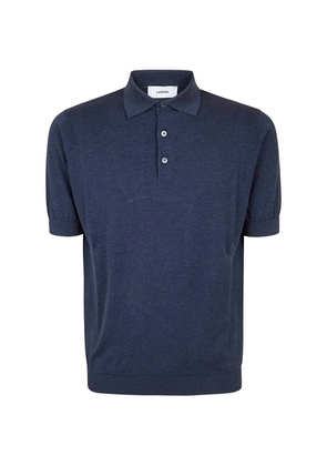 Lardini short-sleeve cotton polo shirt - Blue