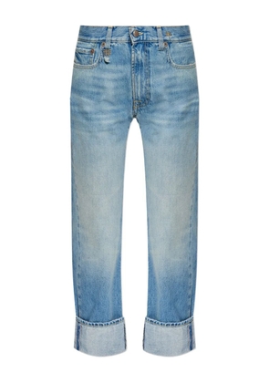 R13 folded-edge jeans - Blue