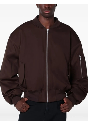 ENTIRE STUDIOS zip-pocket bomber jacket - Brown