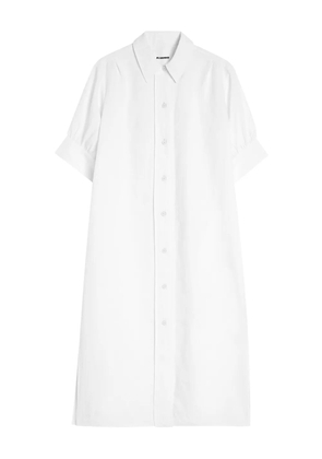 Jil Sander short-sleeve shirt dress - White