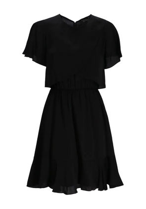 Armani Exchange frill-detail layered dress - Uc001