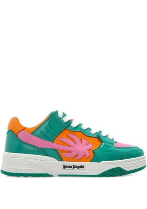 Palm Angels palm tree leather sneakers - Green