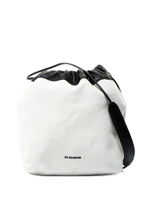 Jil Sander Pre-Owned 2015-2025 Dumpling drawstring bucket bag - Neutrals