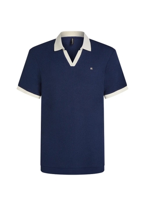 Karl Lagerfeld logo-appliqué T-shirt - Blue