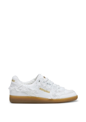 Hide&Jack Shaggy frayed sneakers - White