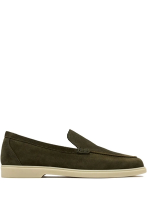 Magnanni suede loafers - Green