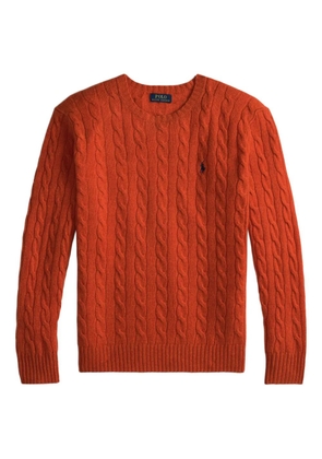 Polo Ralph Lauren cable-knit wool pullover - Orange