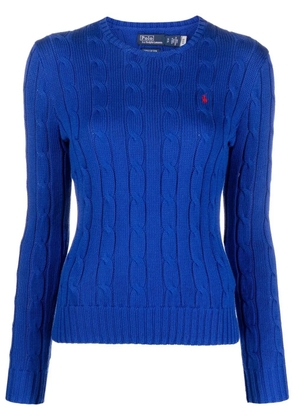 Polo Ralph Lauren Polo Pony cable-knit jumper - Blue