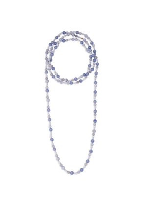 Jennifer Behr Veda beaded necklace - Blue