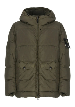 Stone Island hooded padded jacket - Green