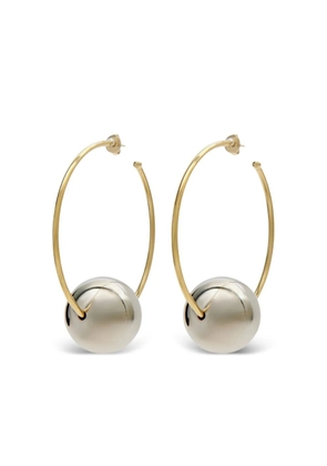 ISABEL MARANT Elina large hoops earrings - Gold