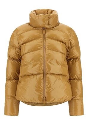 PINKO Mirco high-neck puffer jacket - Yellow