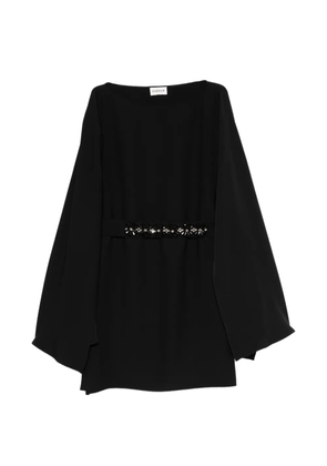 P.A.R.O.S.H. wide-sleeve mini dress - Black