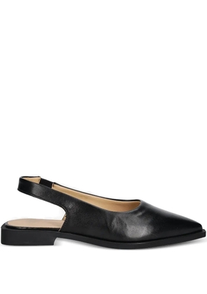 Copenhagen slingback pointed-toe ballet flats - Black