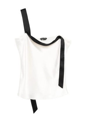 TOM FORD bow-detail top - White