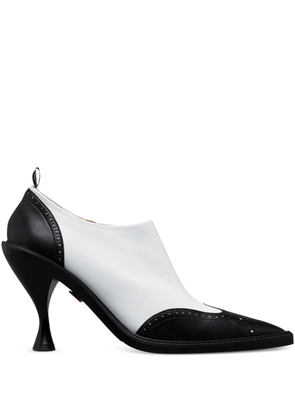 Thom Browne 90mm wingtip leather boots - White