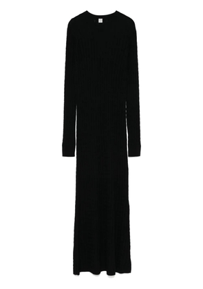 TOTEME cable-knit maxi dress - Black