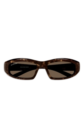Balenciaga Eyewear tortoiseshell-effect sunglasses - Brown