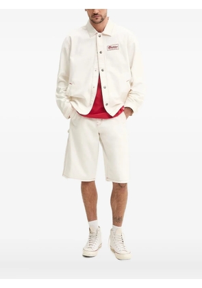 DICKIES contrast-stitch logo-patch jacket - Neutrals