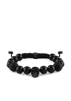 Philipp Plein agate-beads bracelet - Black