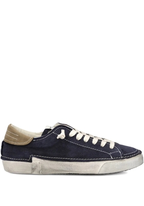 Philippe Model Paris suede low-top sneakers - Blue