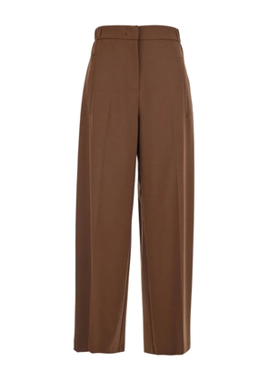Merci patch pocket cotton trousers - Brown