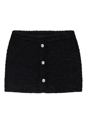 MISBHV bouclé mini skirt - Black