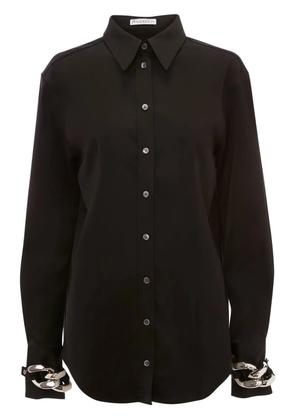 JW Anderson chain-link cuff shirt - Black