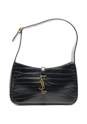 Saint Laurent Pre-Owned 2023 embossed leather shoulder bag - Black