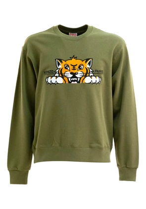 Kenzo embroidered crewneck sweatshirt - Green