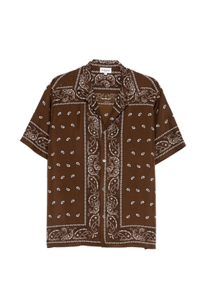 P.A.R.O.S.H. Soy paisley-pattern shirt - Brown