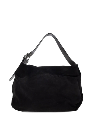 Vivienne Westwood large Maxime belted suede shoulder bag - Black