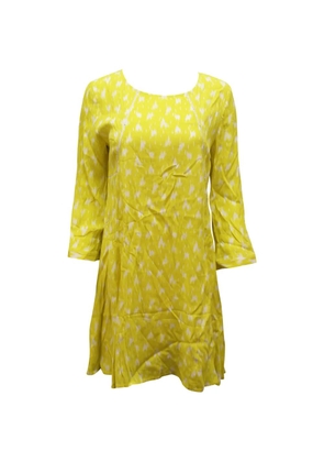 Ba&Sh Stacy ikat print dress - Yellow