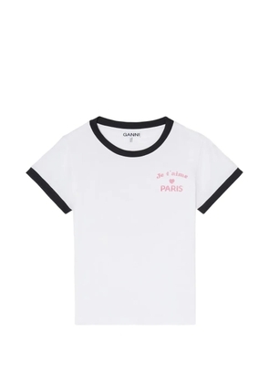GANNI Club T-shirt - White