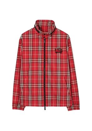 Burberry EKD Check equestrian knight jacket - Red