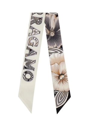 Ferragamo Brezza motif silk bandeau - Neutrals