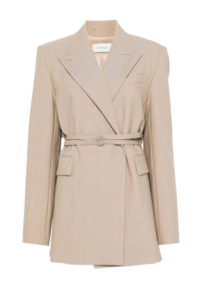 Sportmax belted blazer - Neutrals