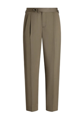 Dolce & Gabbana pleated buckle trousers - Neutrals