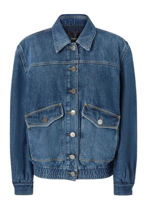 PINKO pocket-embellished denim jacket - Blue