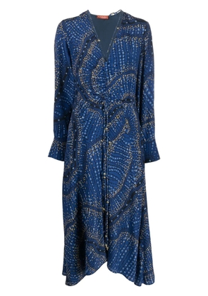 Altuzarra Mila V-neck dress - Blue