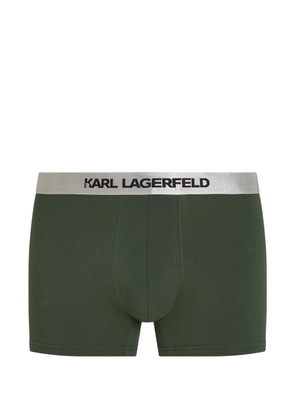 Karl Lagerfeld logo-waistband boxers (set of three) - Grey