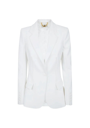 Elisabetta Franchi button single-breasted blazer - White