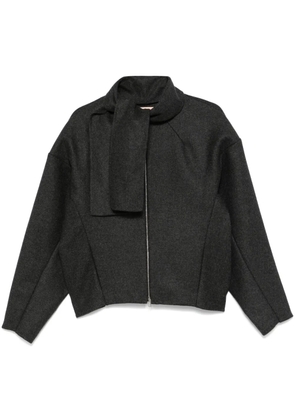 Plan C felted jacket - Grey