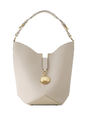 Lanvin Catch By pendant shoulder bucket bag - Neutrals