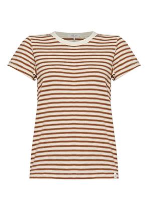 rag & bone striped T-shirt - Orange
