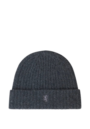 Pringle of Scotland ribbed cashmere beanie - Grey